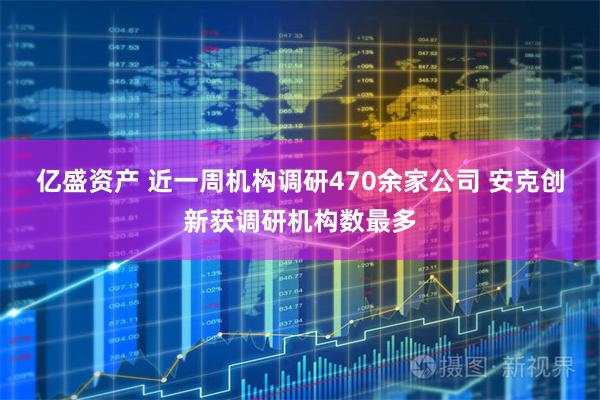 亿盛资产 近一周机构调研470余家公司 安克创新获调研机构数最多